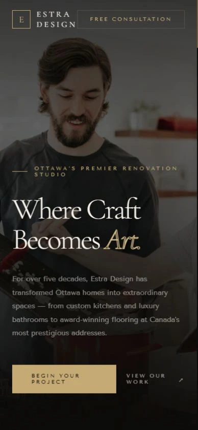 Estra Design on mobile