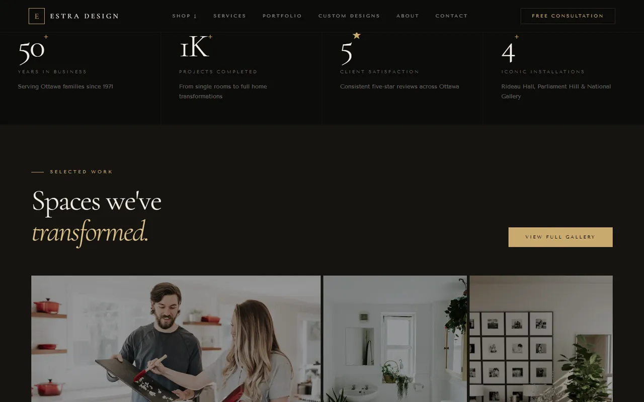 Estra Design statistics and selected work